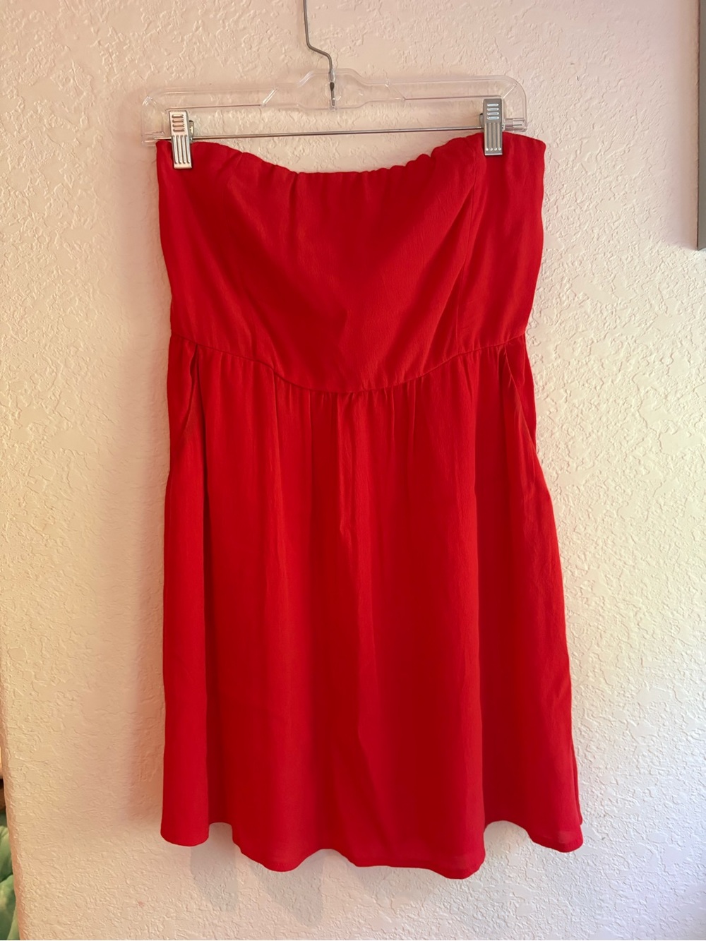 Full Tilt Strapless Red Sundress